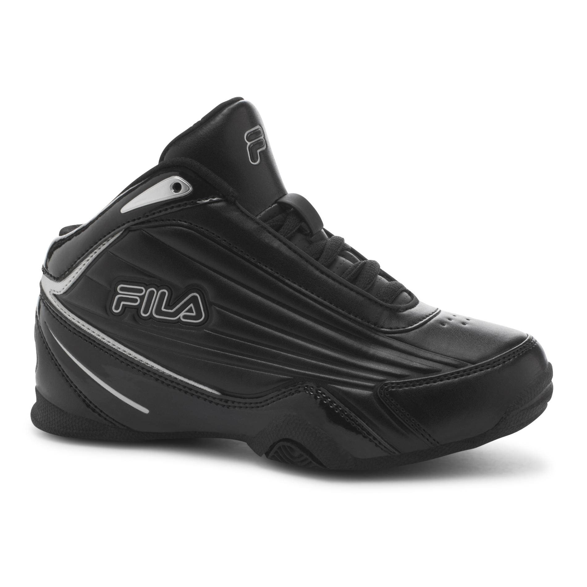 Fila Boy�s Slam 12C Black HighTop Basketball Shoe Shop