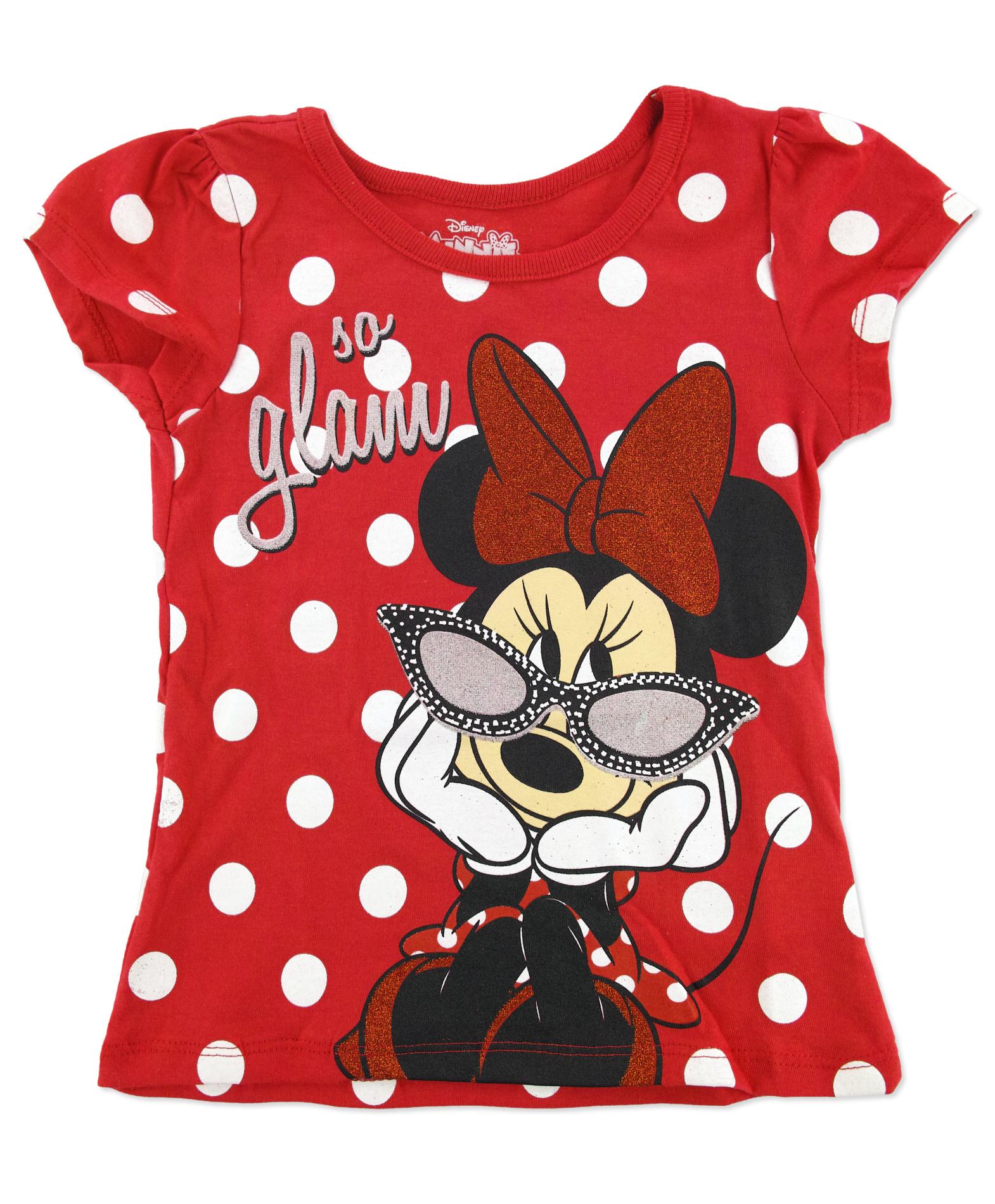 Disney Minnie Mouse Toddler Girl's Graphic T-Shirt - So Glam
