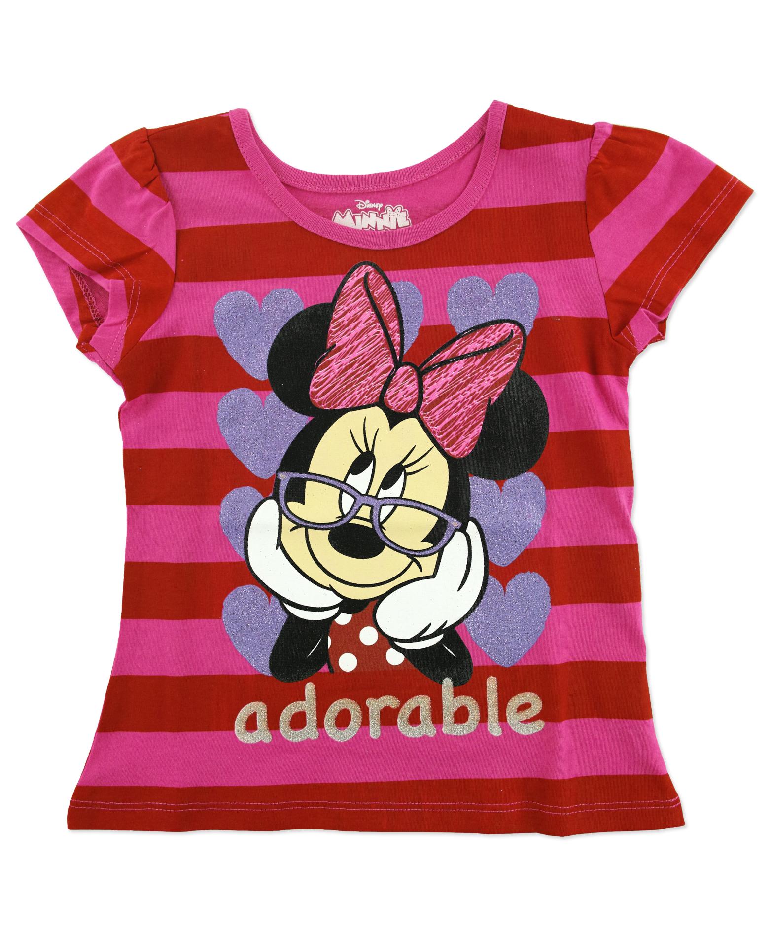 Disney Minnie Mouse Toddler Girl's Graphic T-Shirt - Adorable