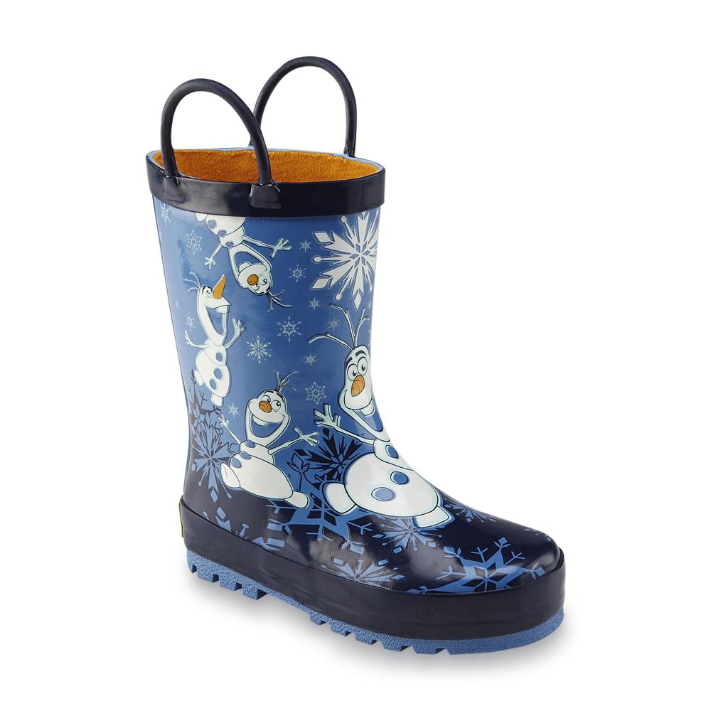 Western Chief Disney's Frozen Olaf Blue Rain Boot