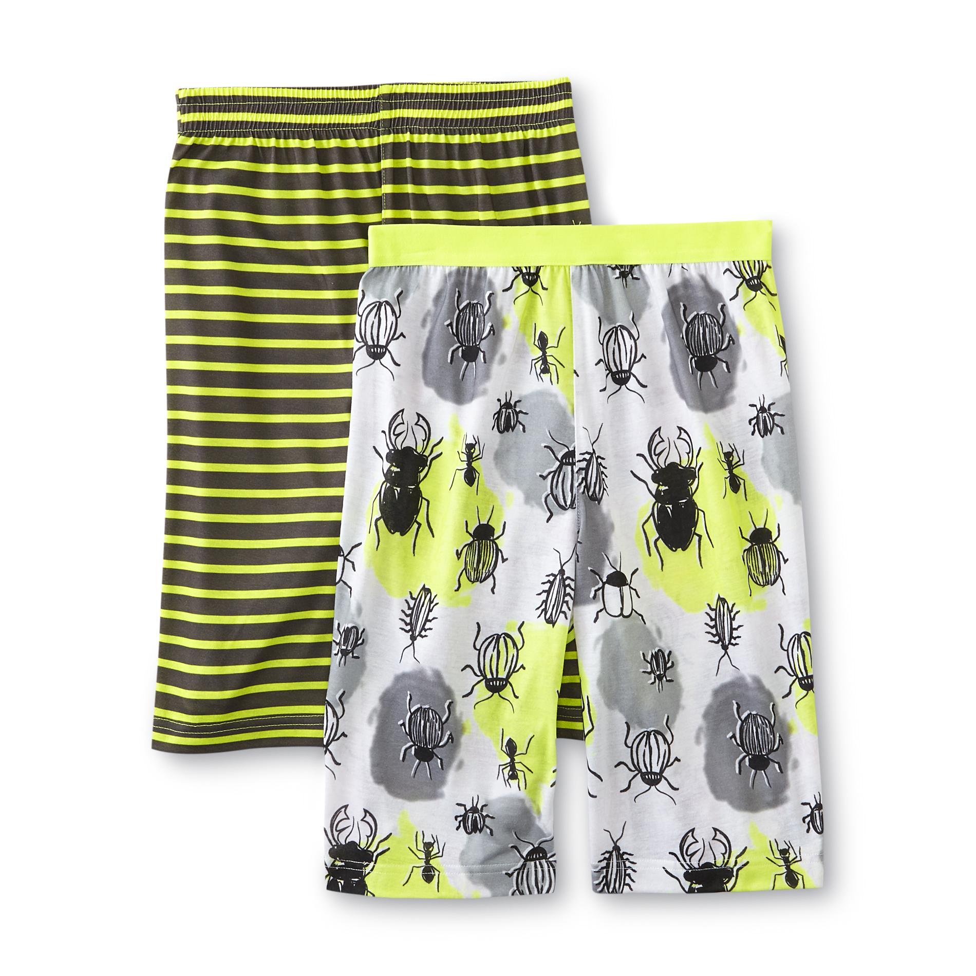 Joe Boxer Boy's 2-Pack Pajama Shorts - Bugs