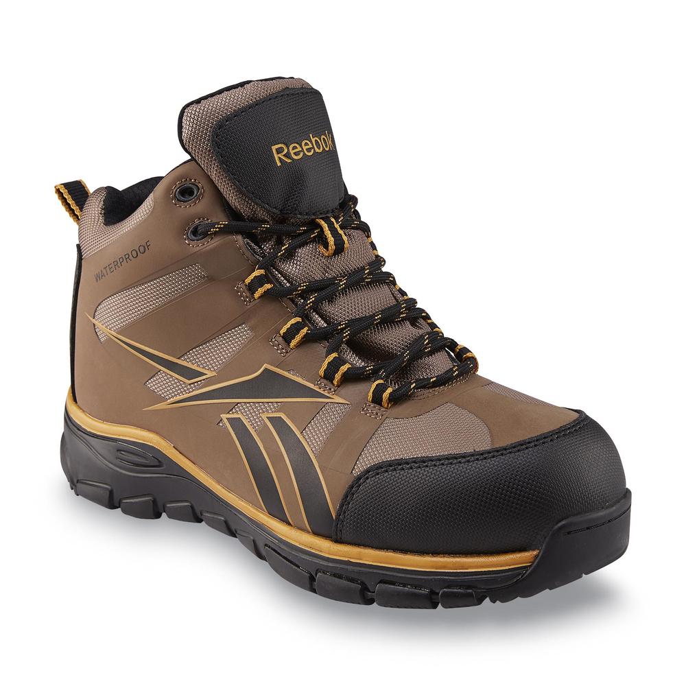 Reebok Work Men's Arion RB4512 Composite Toe Work Boot - Brown/Black/Gold