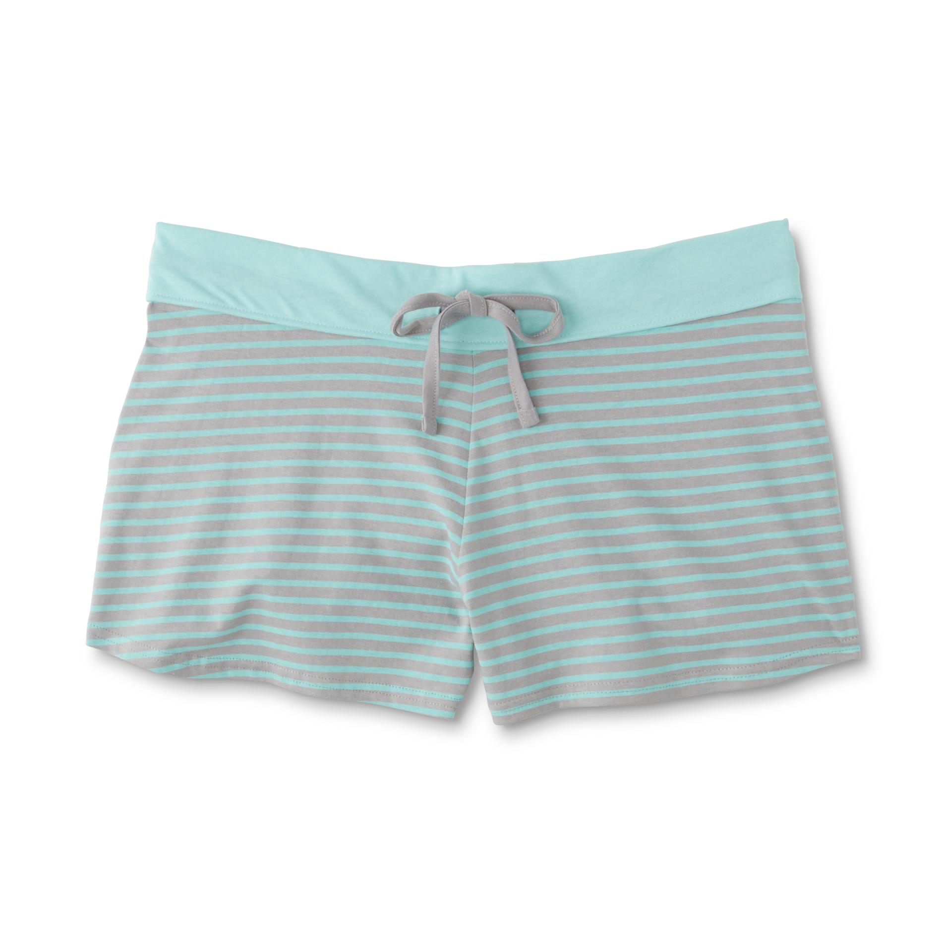 Joe Boxer Women's Plus Pajama Shorts - Striped