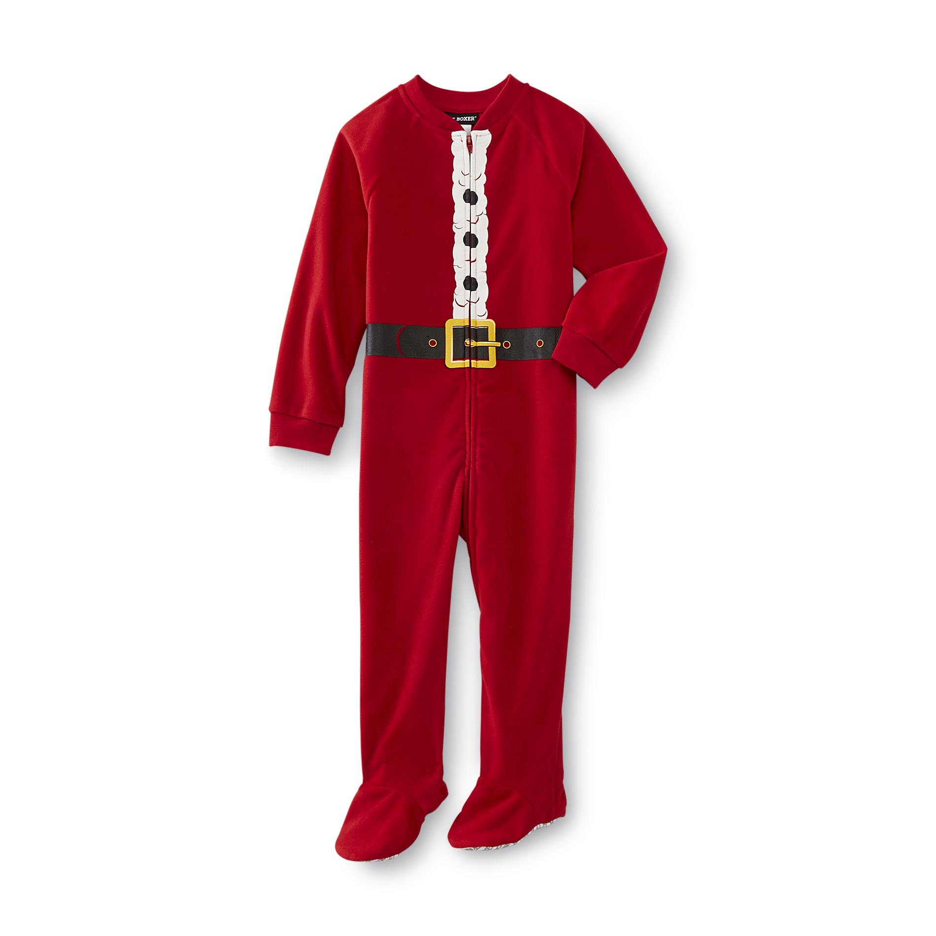 Joe Boxer Infant & Toddler Boy's Christmas Fleece Sleeper Pajamas - Santa