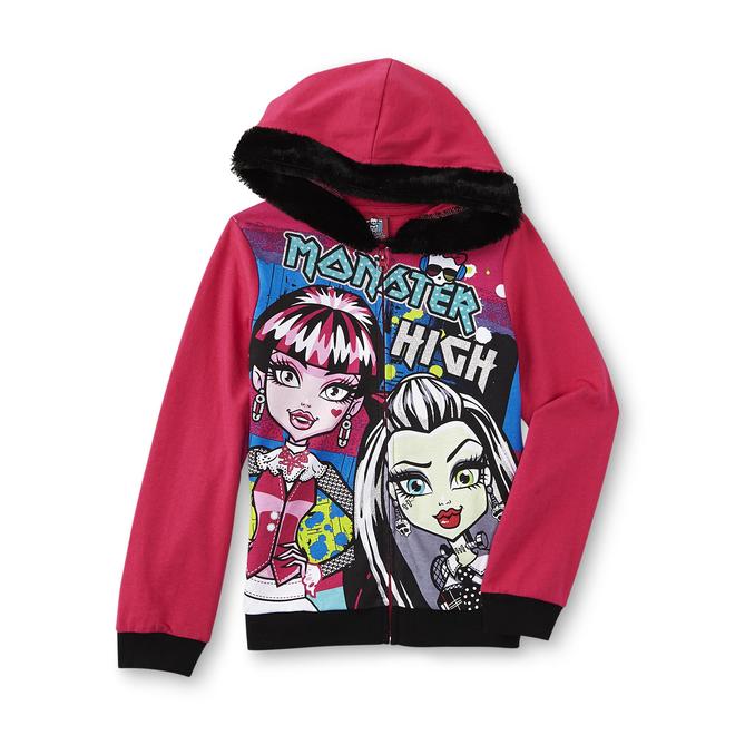 Monster High Girl's Hoodie Jacket Draculaura & Frankie Stein
