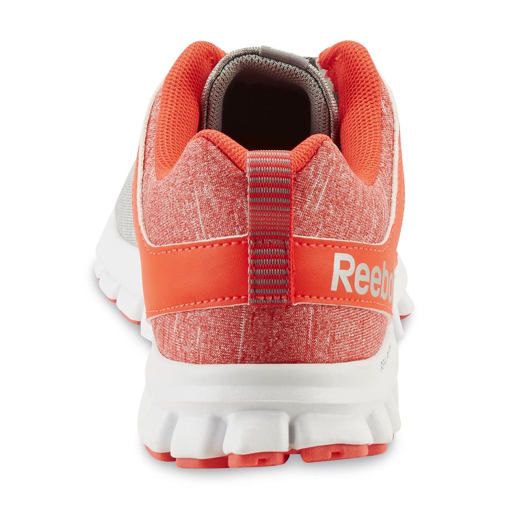 Reebok Women's Real Flex Athletic Shoe - Gray/Red