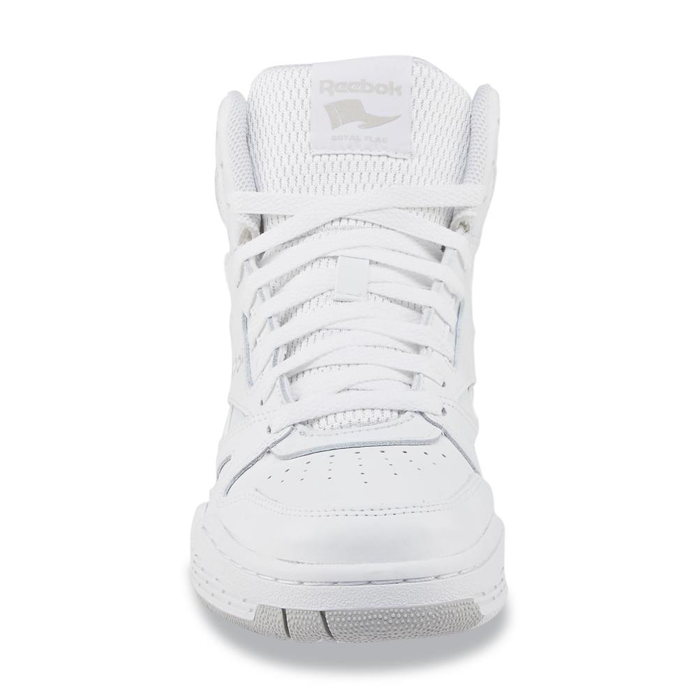 Reebok Men's Royal BB4500 High-Top Leather Basketball Shoe - White