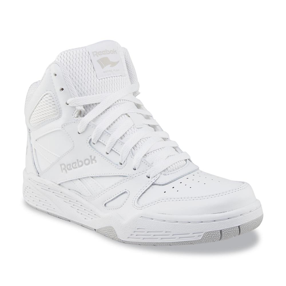 Reebok Men's Royal BB4500 High-Top Leather Basketball Shoe - White