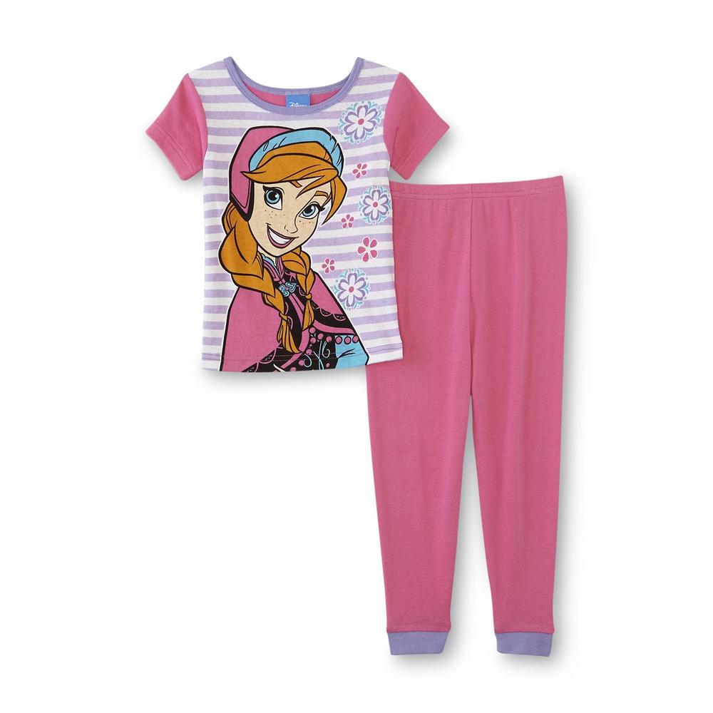 Disney Frozen Toddler Girl's 2-Pairs Pajamas - Floral
