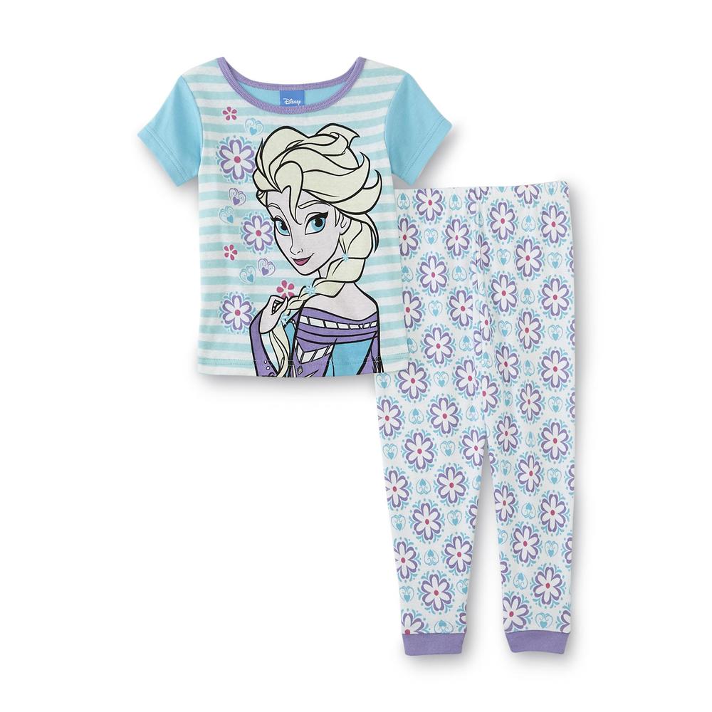 Disney Frozen Toddler Girl's 2-Pairs Pajamas - Floral