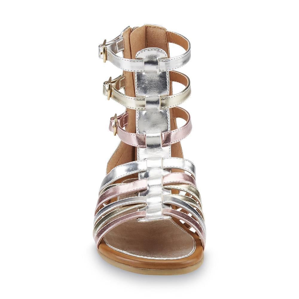 Bongo Girl's Venus Metallic Gladiator Sandal