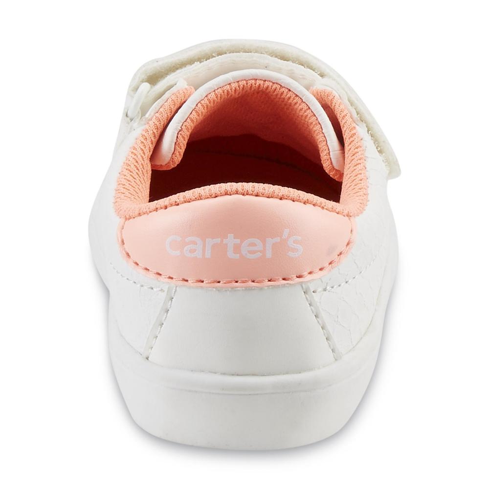 Carter's Toddler Girl's Lisa White/Peach Sneaker