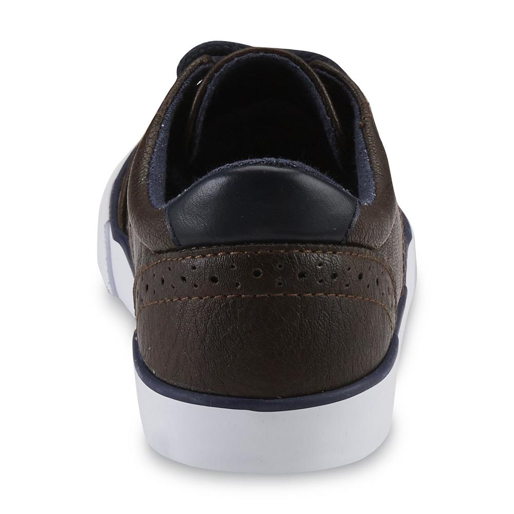 Route 66 Boy's Tommy Brown/Navy Oxford Sneaker