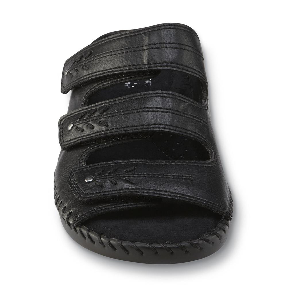 I Love Comfort Women's Cori Black Open-Toe Comfort Sandal