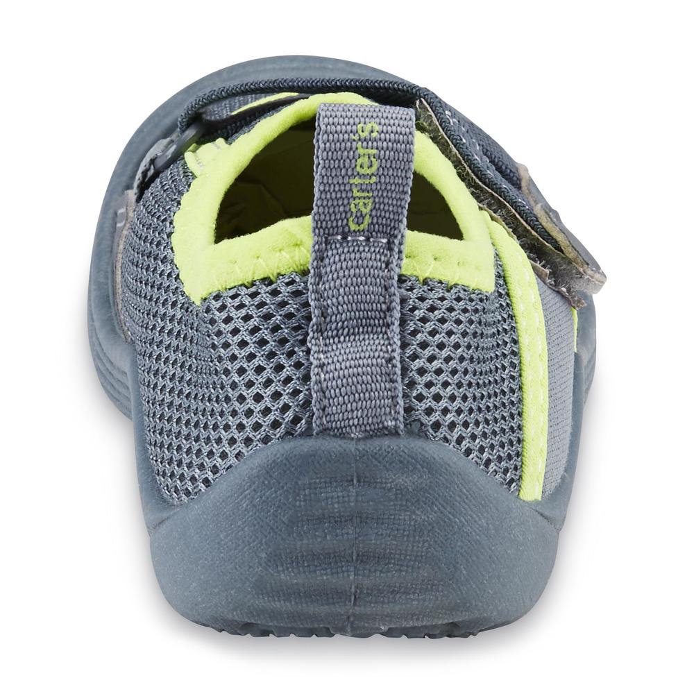 Carter's Toddler Boy's Swimmer Gray/Lime Water Shoe