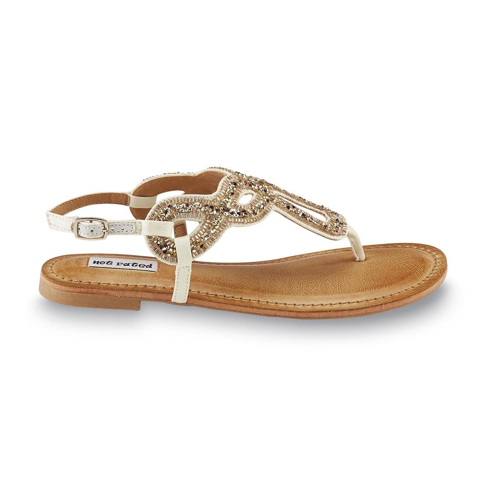 Not Rated Women's Cypress Cream/Gold Shield Sandal