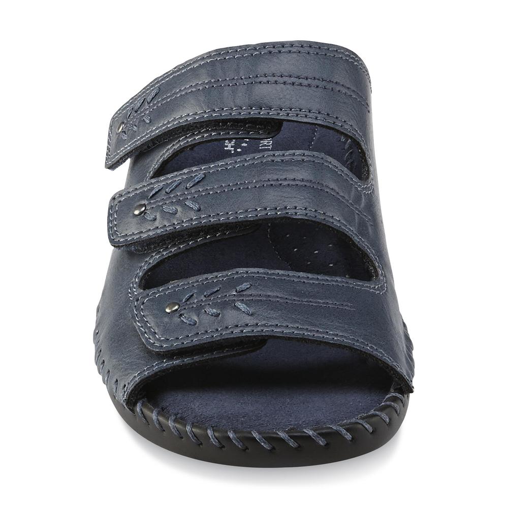I Love Comfort Women's Cori Blue Open-Toe Comfort Sandal