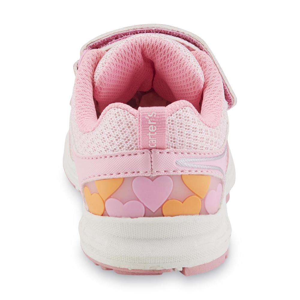 Carter's Toddler Girl's Reggie 2 Pink Light-Up Sneaker