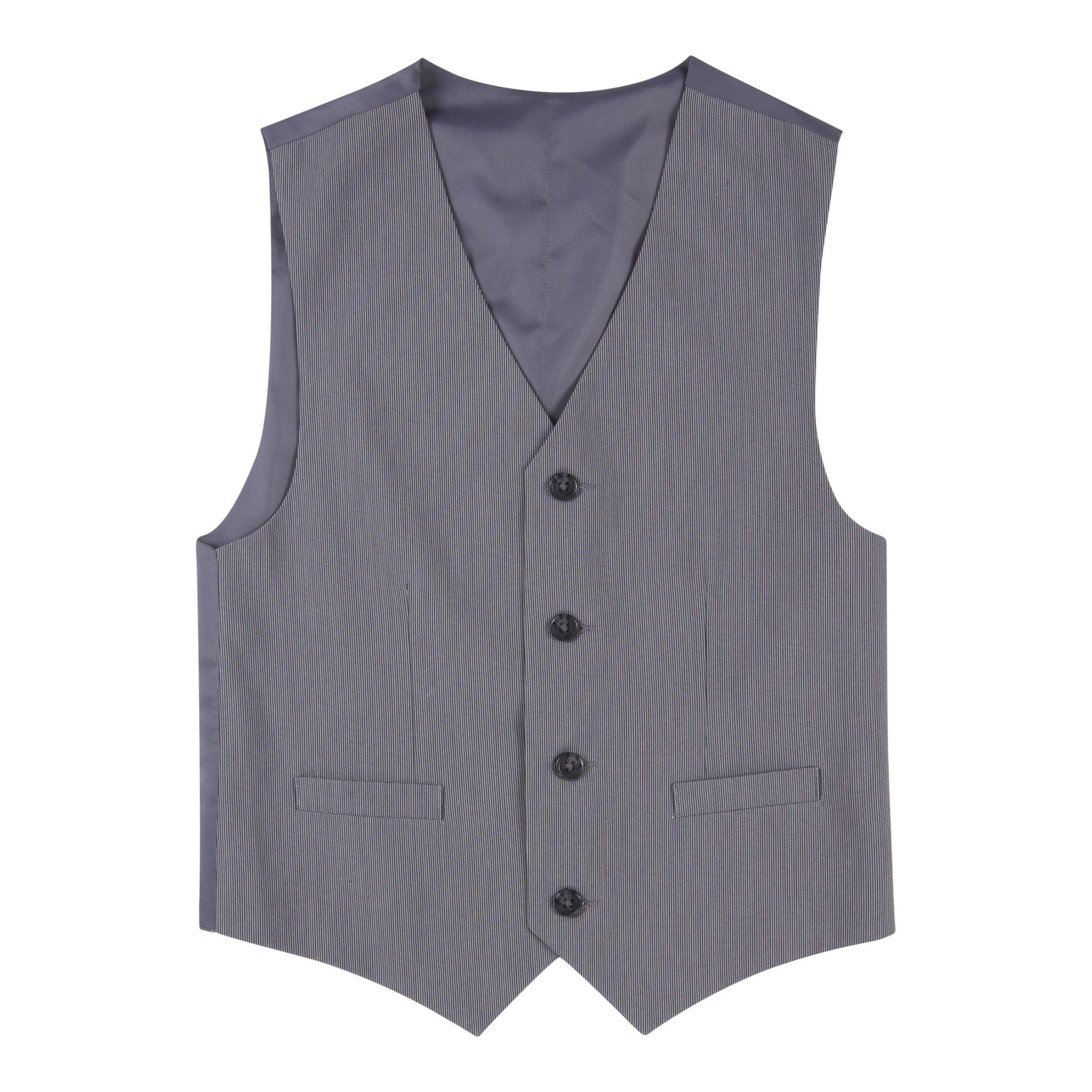 Dockers Boy's Single-Breasted Vest - Pinstriped