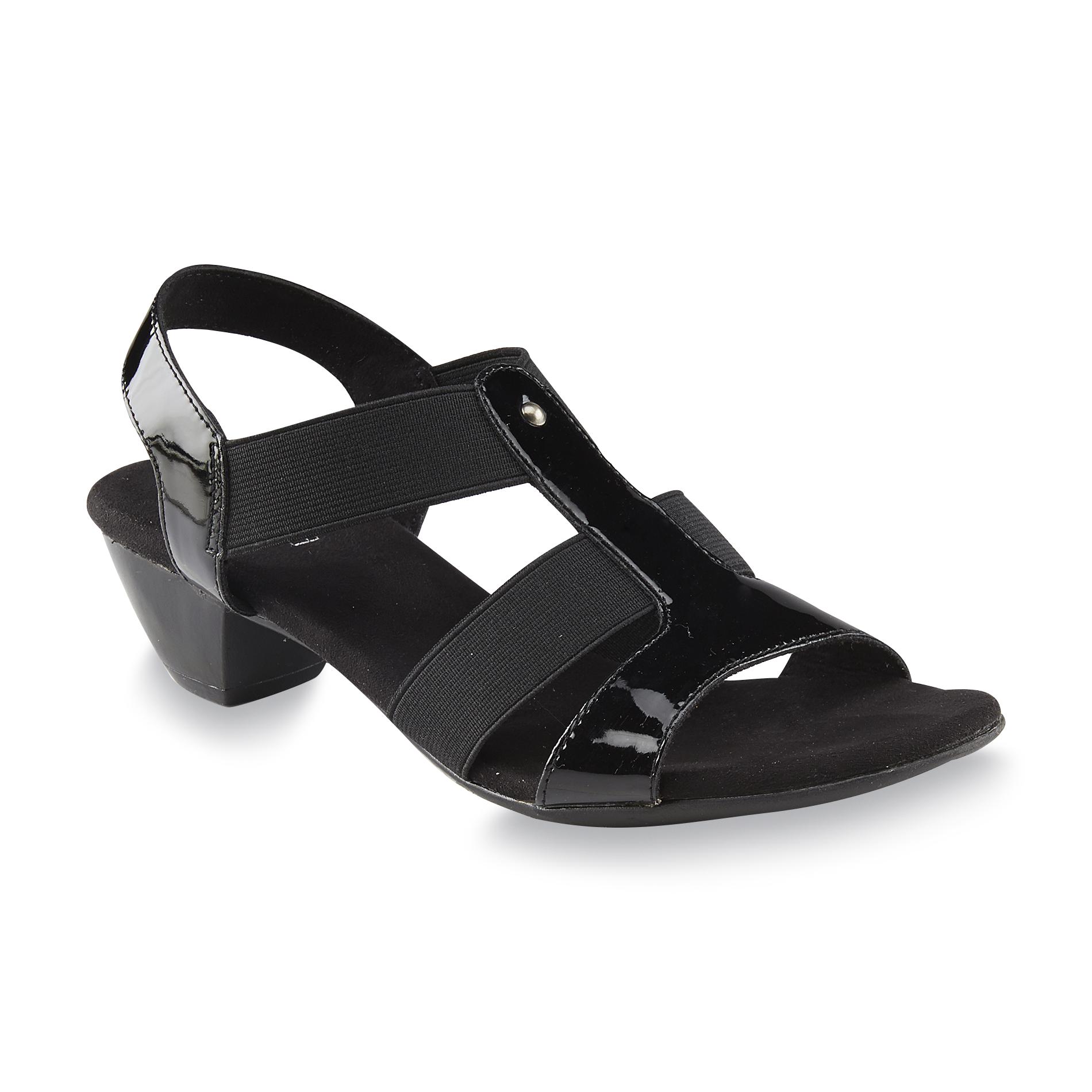Laura Scott Women s Julie Black Stretch Dress Sandal Laura Scott Women s Julie Black Stretch Dress Sandal