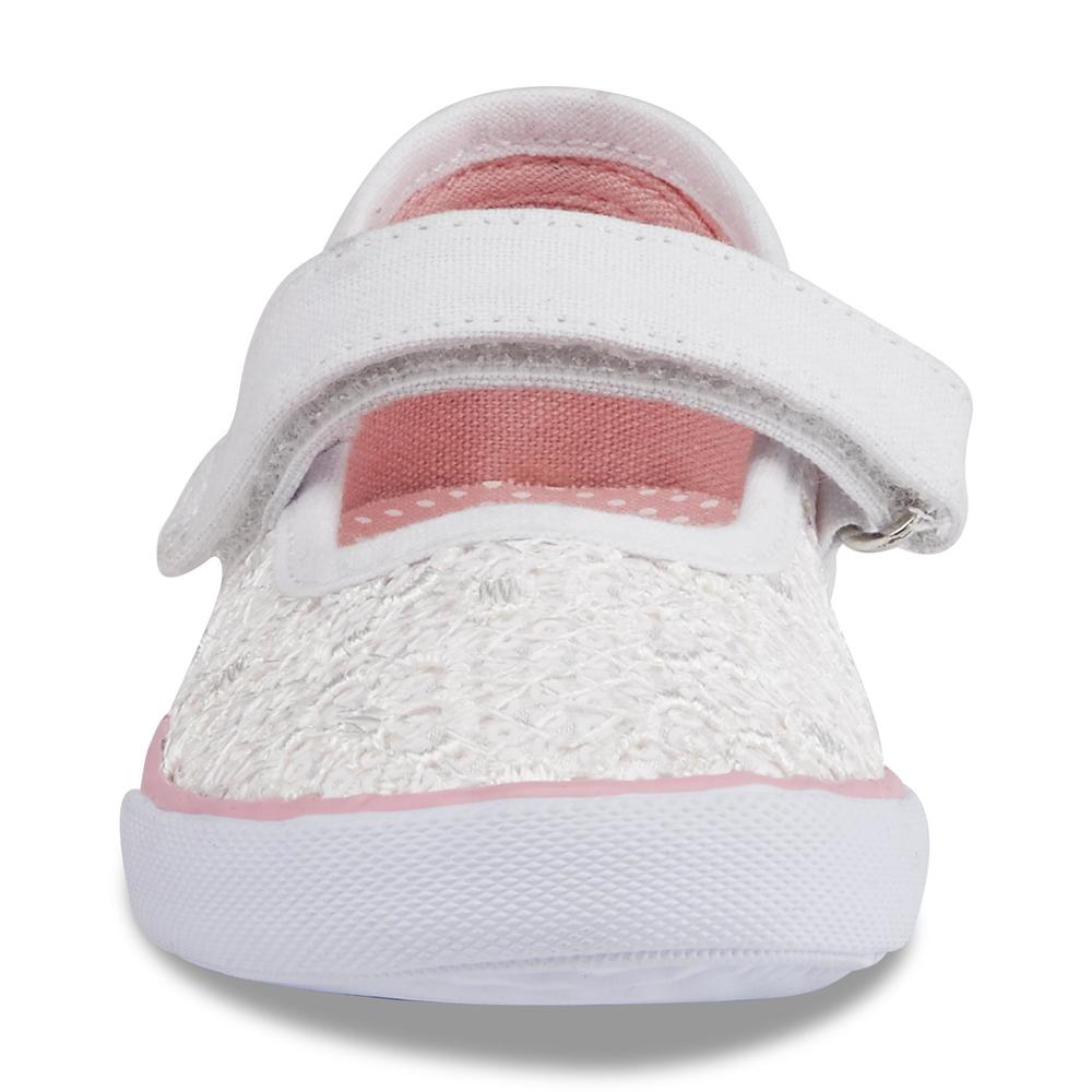 Canyon River Blues Toddler Girl's Lil Ana White Mary Jane Shoe