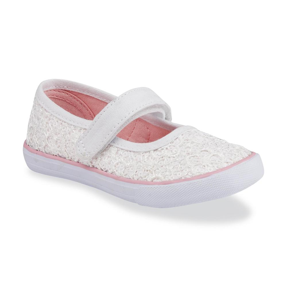 Canyon River Blues Toddler Girl's Lil Ana White Mary Jane Shoe