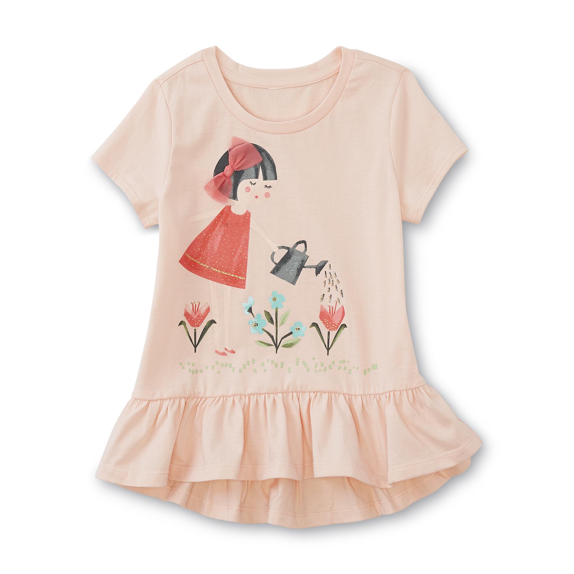 Toughskins Infant & Toddler Girl's Peplum Top - Garden