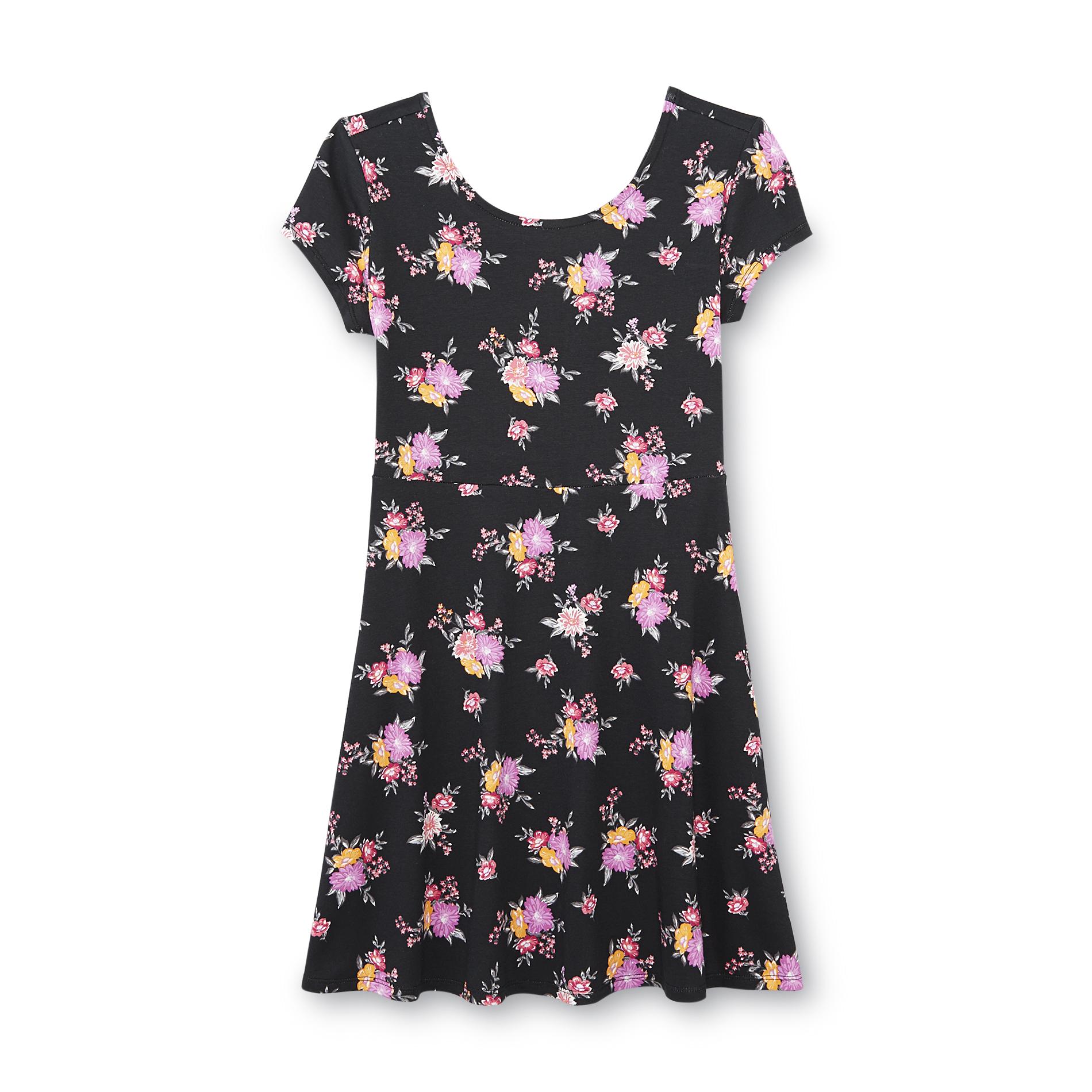 Simply Styled Girl's Skater Dress - Floral