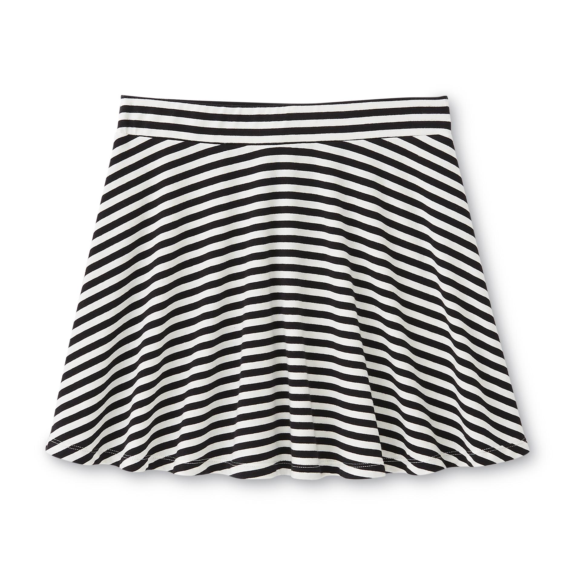 Simply Styled Girl's Skater Skirt - Striped