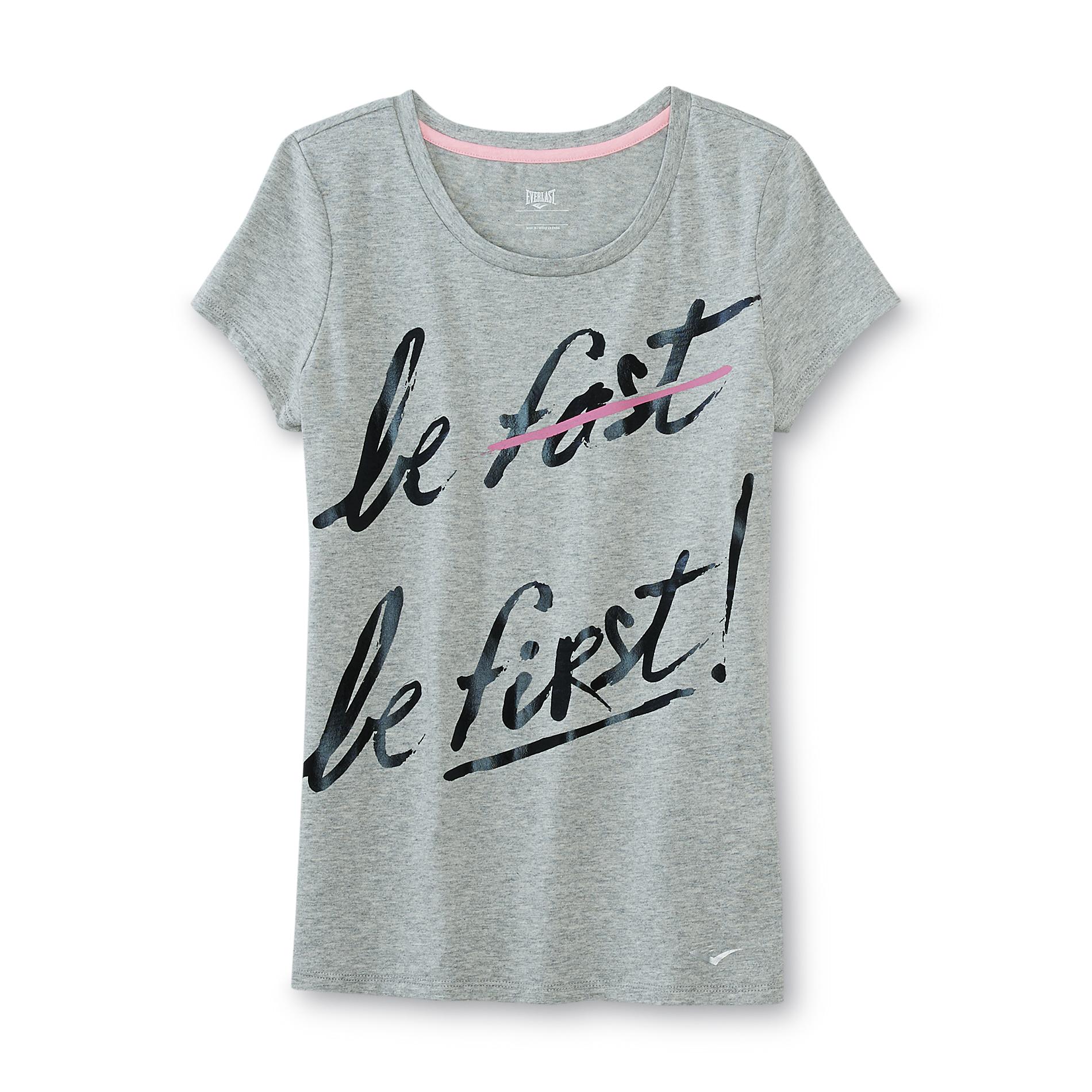 Everlast&reg; Girl's Athletic Top - Be Fast, Be First