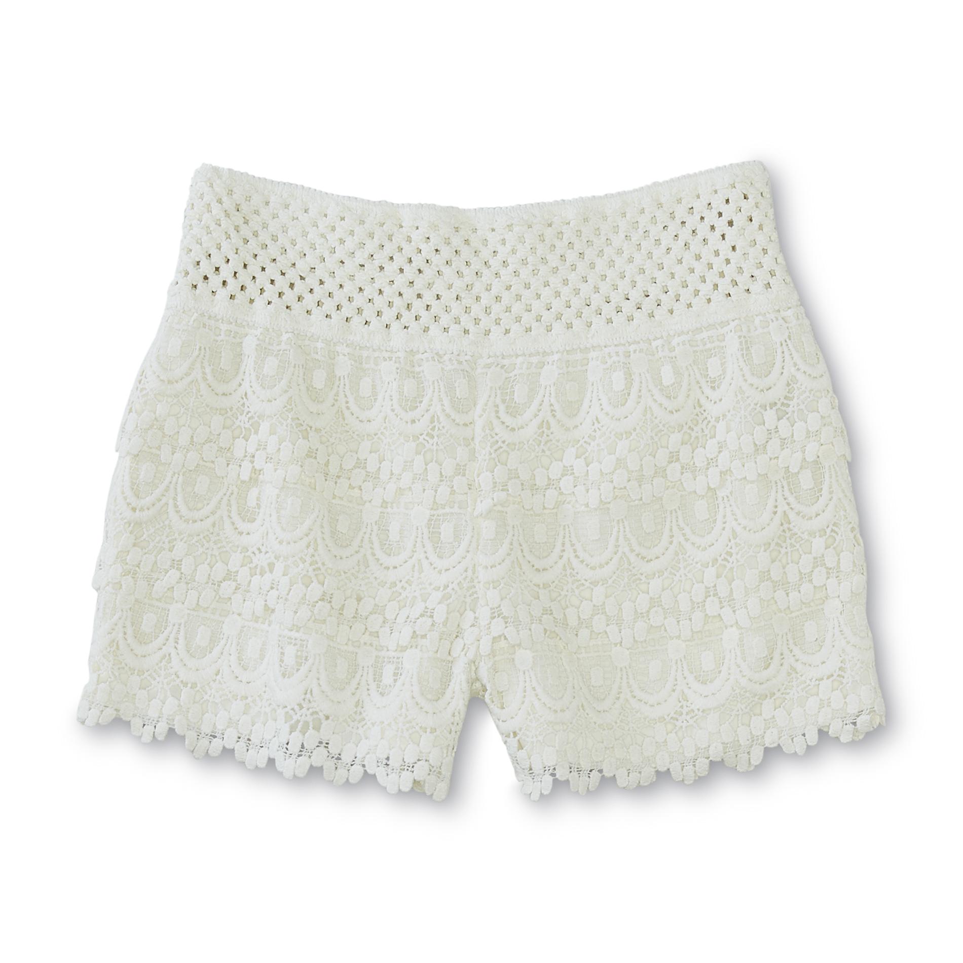 Canyon River Blues Girl's Crochet Soft Shorts