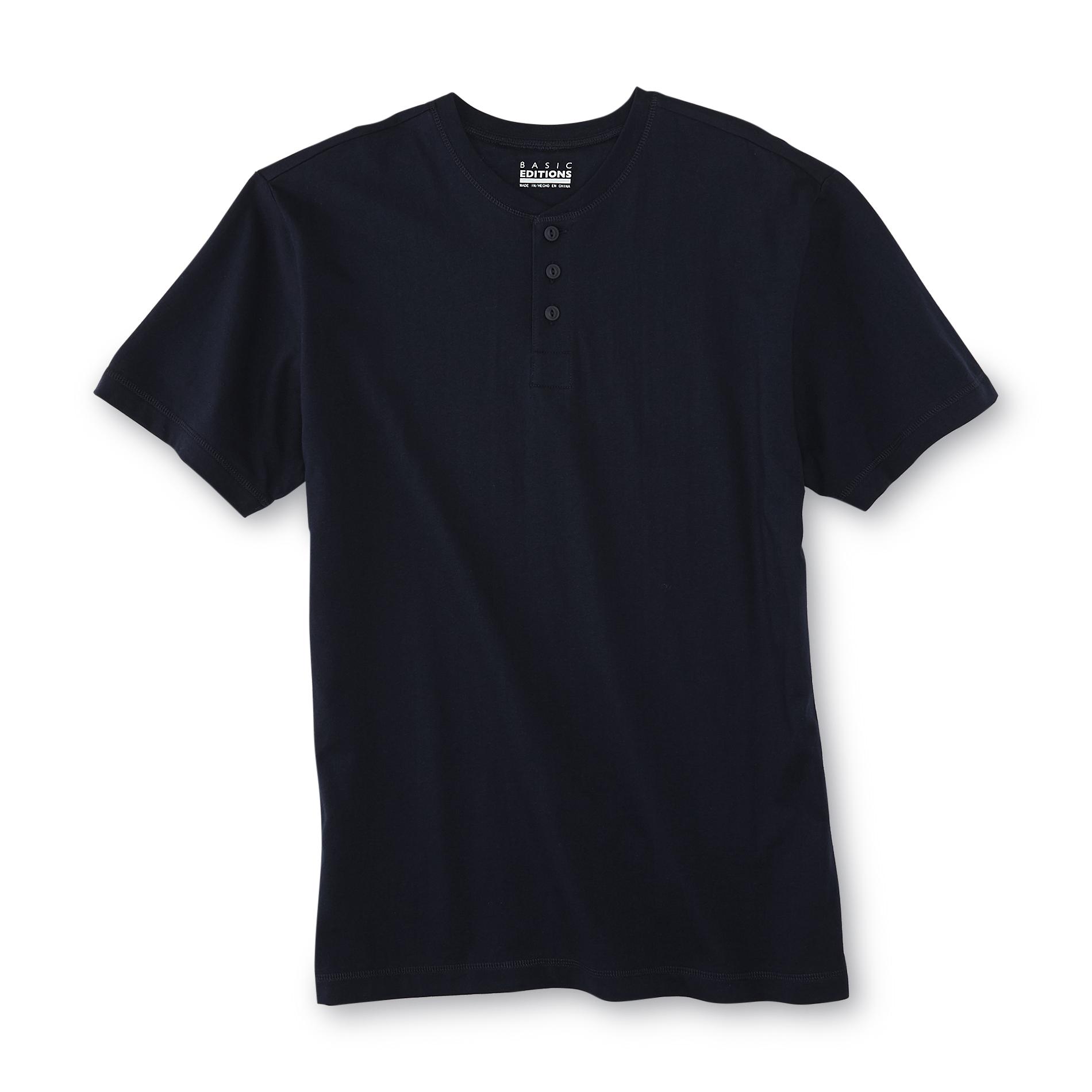 Basic Editions Men's Henley Shirt