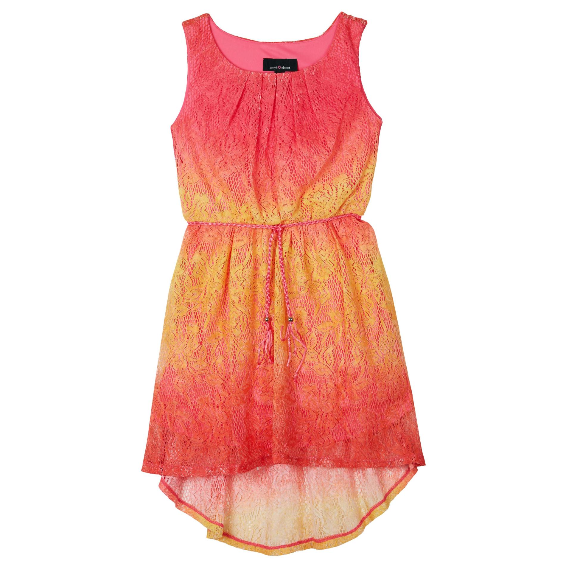 Amy's Closet Girl's Lace Dress - Ombre