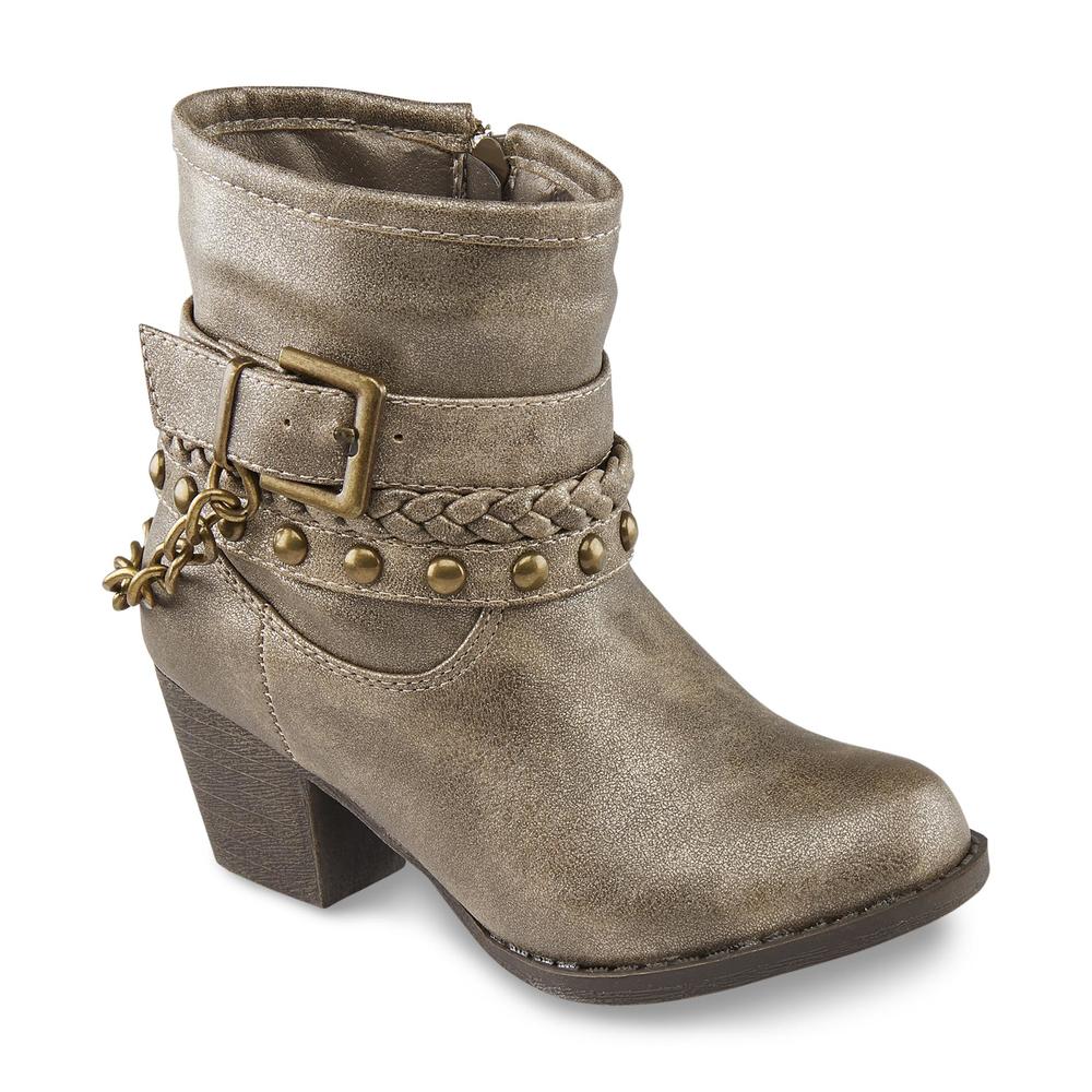 Unionbay Girl's Nova Taupe Ankle Boot