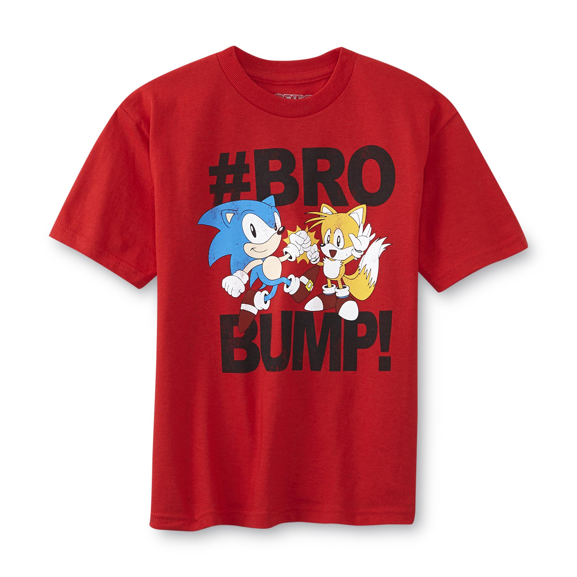 Sega Sonic The Hedgehog Boy's Graphic T-Shirt - #Brobump