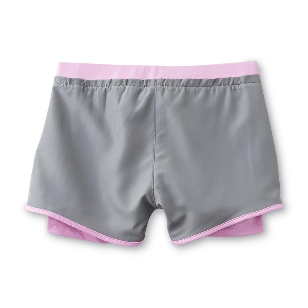 Everlast&reg; Sport Girl's Running Shorts - Colorblock
