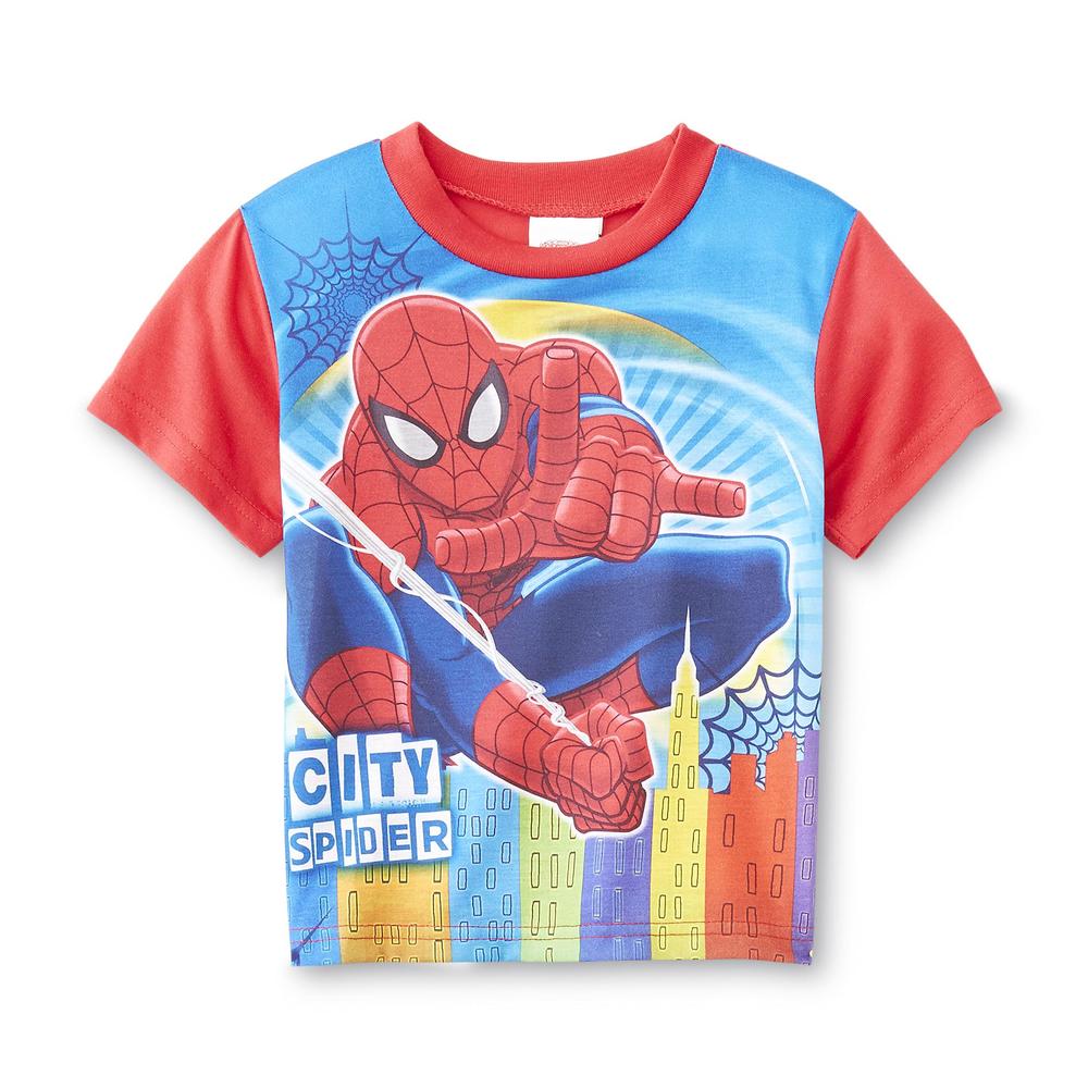 Marvel Spider-Man Boy's Pajama Shirt, Pants & Shorts