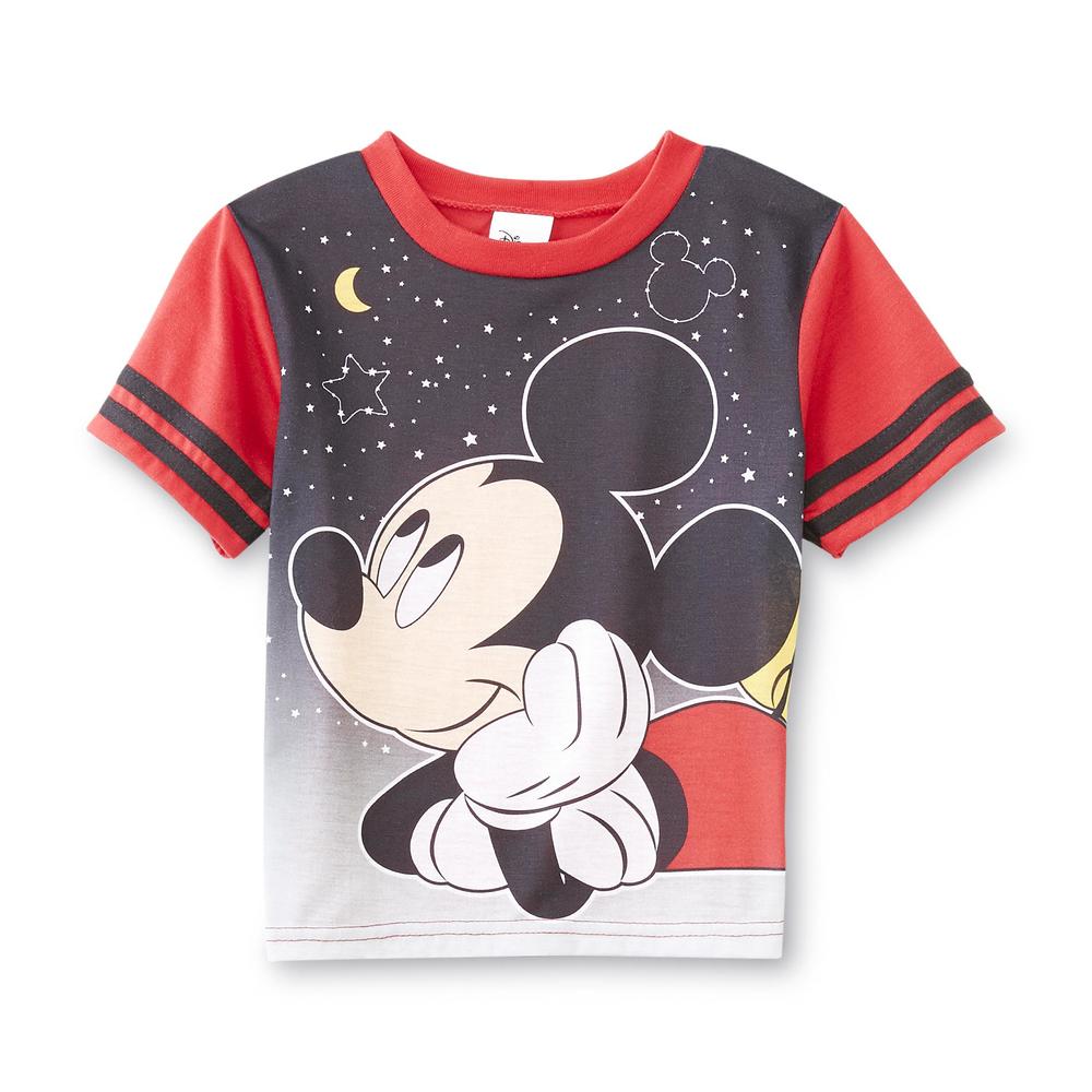 Disney Mickey Mouse Toddler Boy's Pajama Shirt, Shorts & Pants