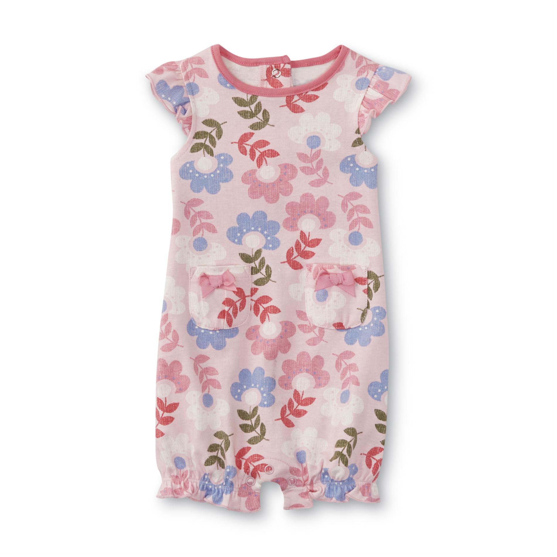 Little Wonders Newborn & Infant Girl's Romper - Floral Print