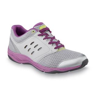 Vionic with Orthaheel Technology Women's Venture Gray/Purple Athletic ...