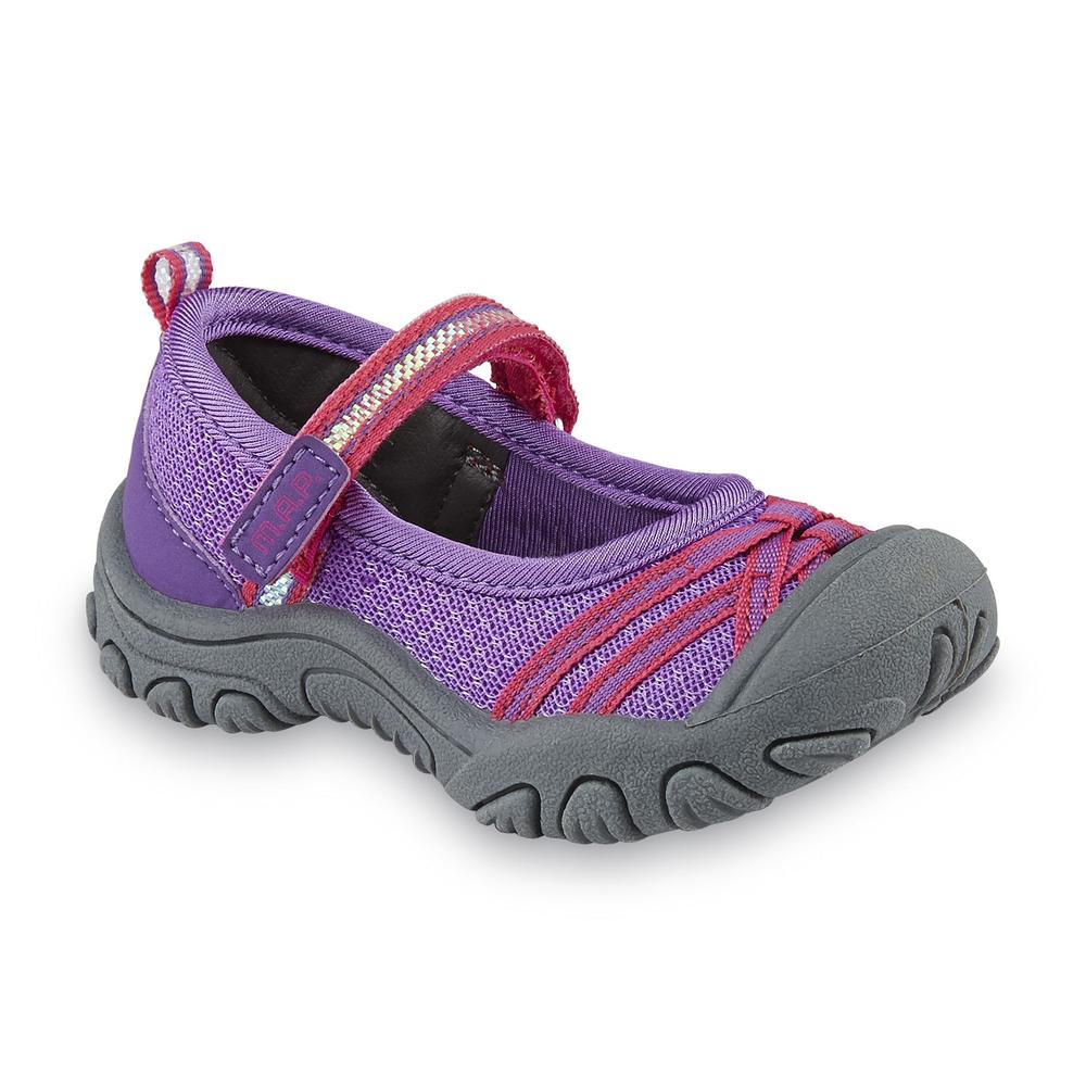 M.A.P. Toddler Girl's Lillith Purple/Pink Mary Jane Walking Shoe