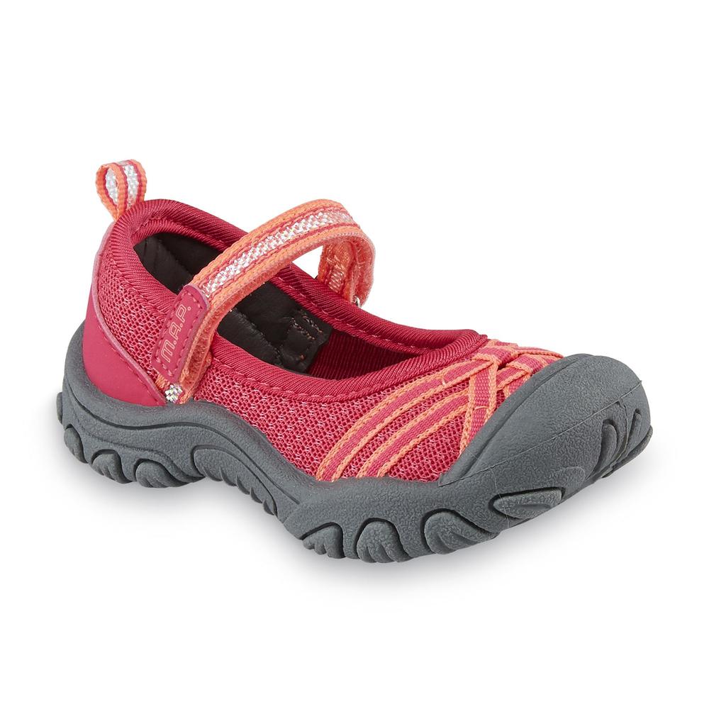 M.A.P. Toddler Girl's Lillith Pink/Coral Mary Jane Walking Shoe