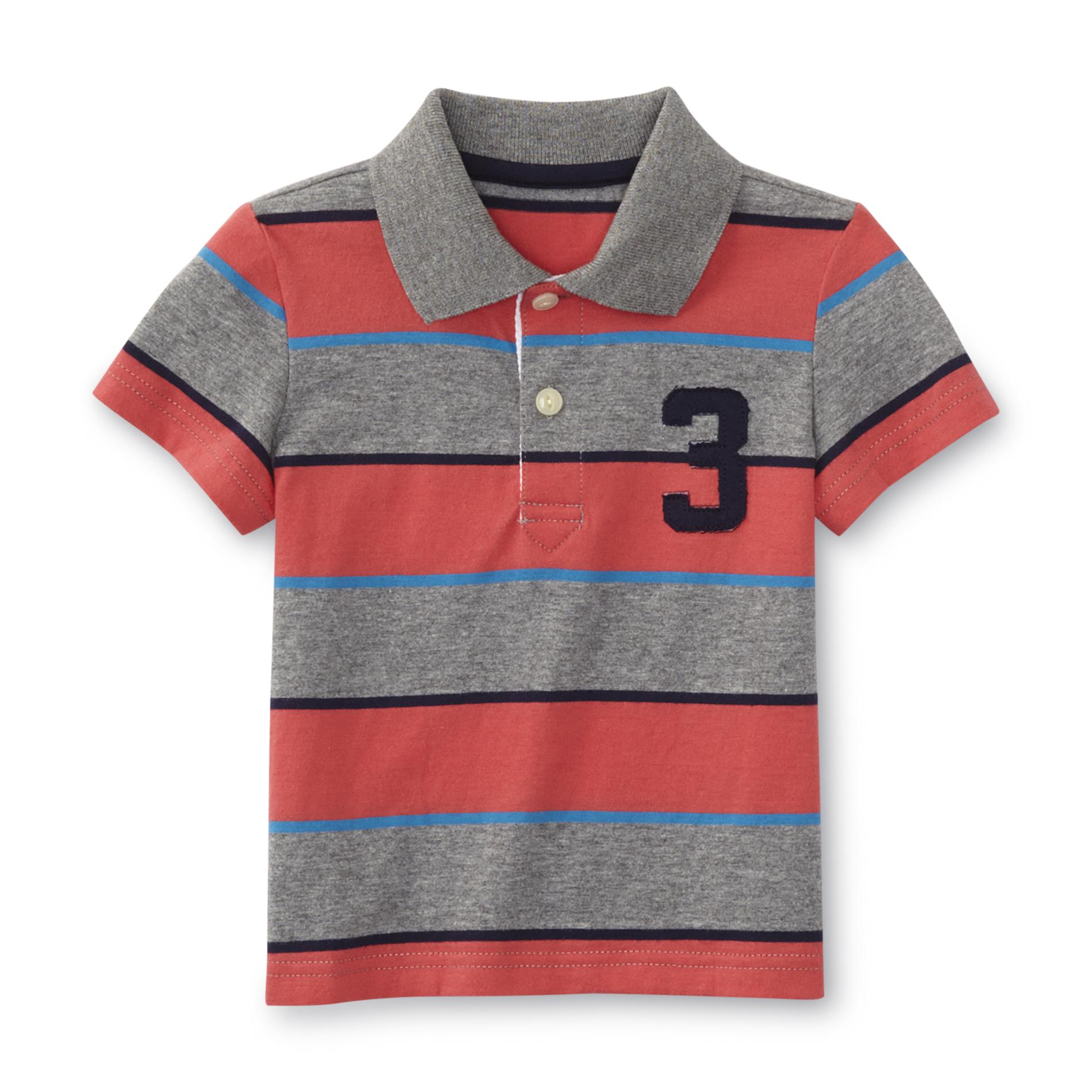 Toughskins Infant & Toddler Boy's Knit Polo Shirt - Striped