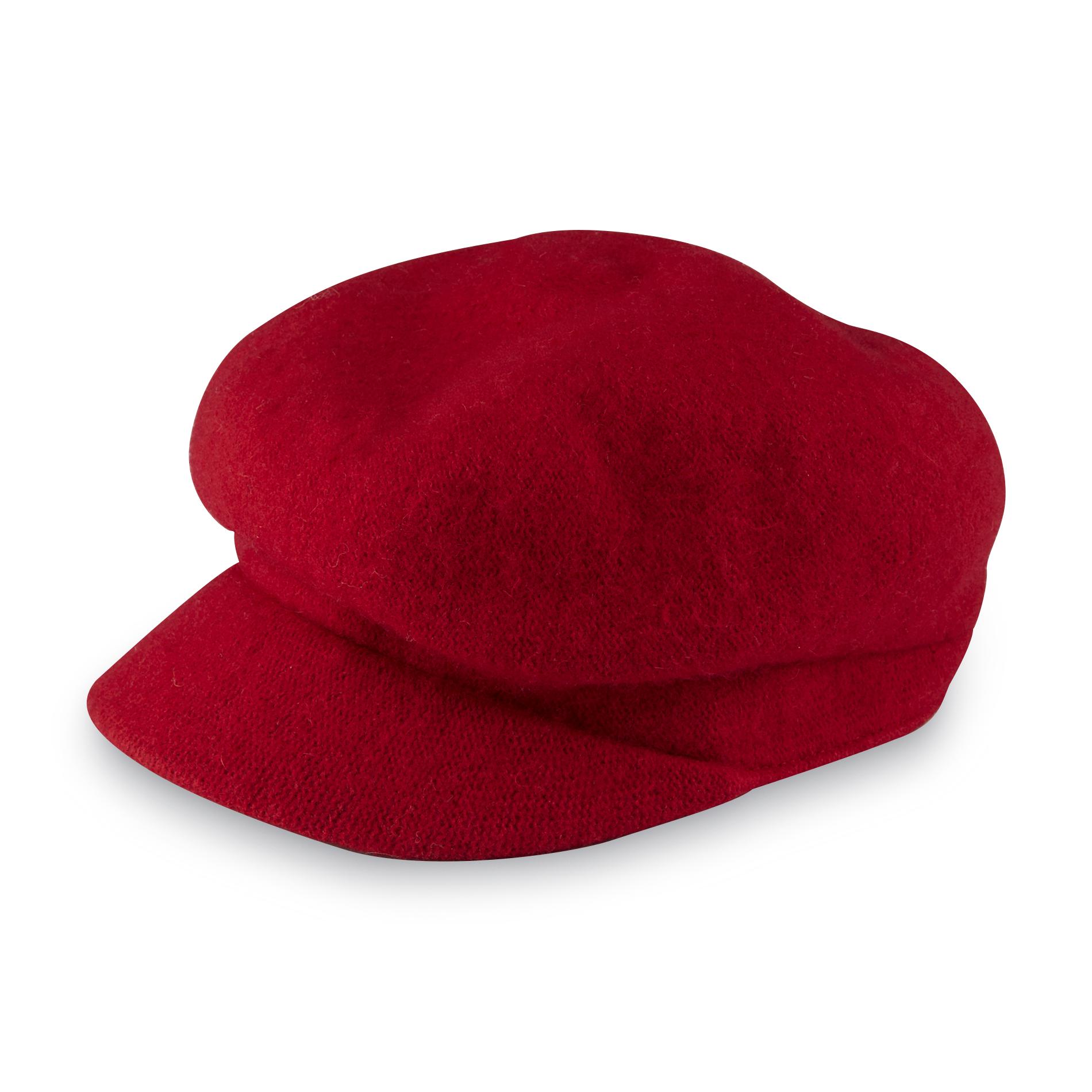 Women's Wool-Blend Newsboy Hat