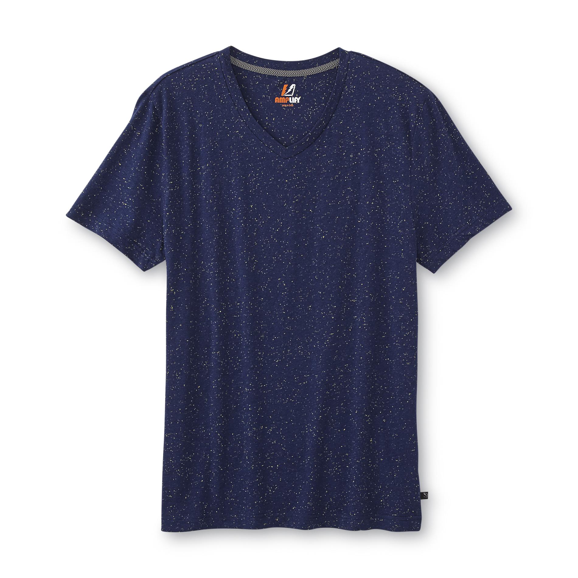 Amplify Young Men's Speckled V-Neck T-Shirt