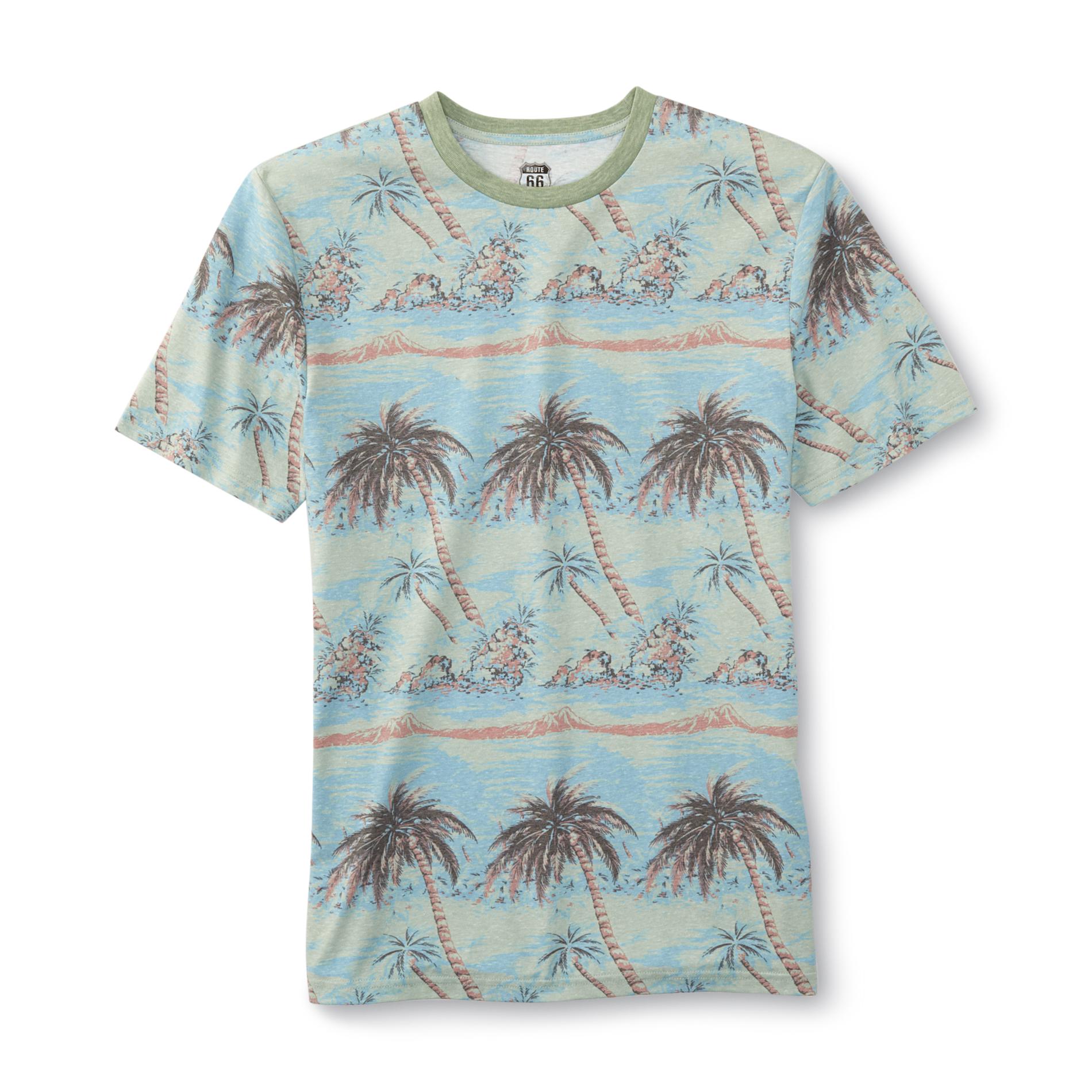Route 66 Men's Graphic T-Shirt - Palm Trees
