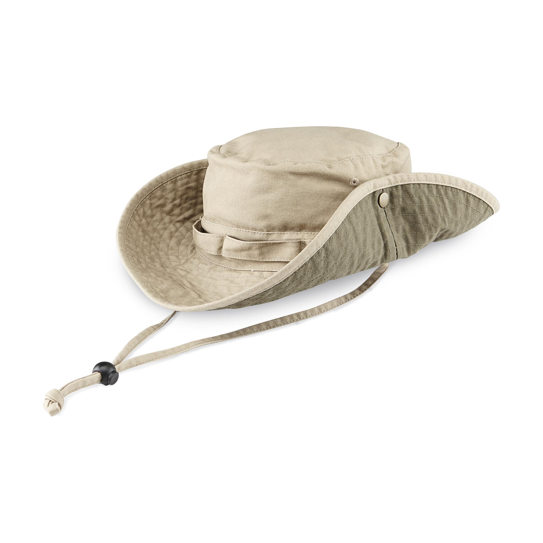 Outdoor Life Men's Packable Canvas Boonie Hat