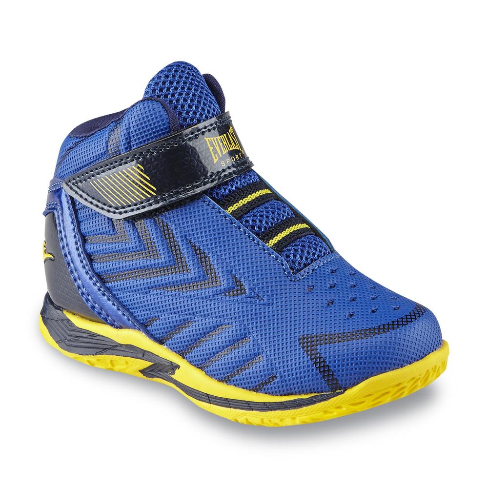 Everlast&reg; Sport Toddler Boy's Dribble Blue/Yellow High-Top Basketball Shoe