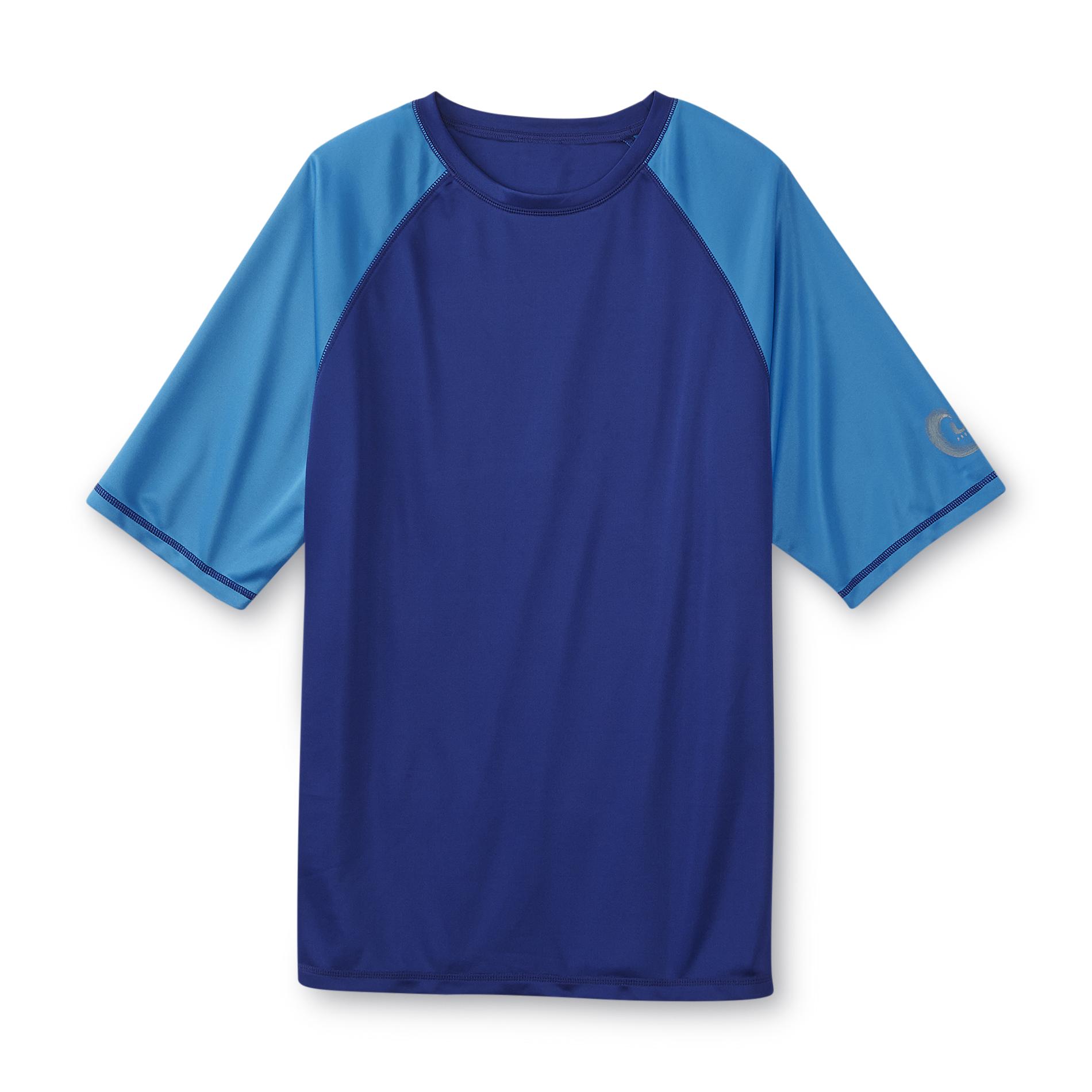 Joe Boxer Men's Loose-fit Rashguard Swim Shirt - Colorblock