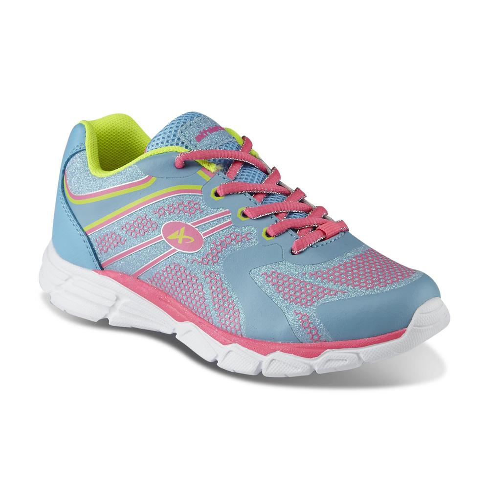 Athletech Girl's Dynamo Blue/Pink Multicolor Walking Shoe
